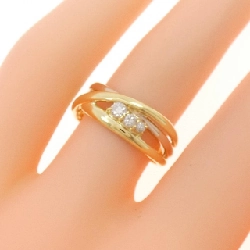 Nhẫn kim cương K18YG/K18PG 0.13CT 672080