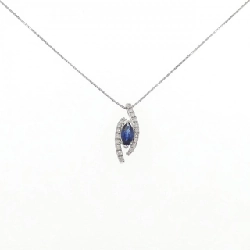 Dây chuyền Sapphire PT900/PT850 0.95CT - Hàng hiệu Chính hãng