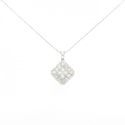 Dây chuyền kim cương PT900/PT850 0.80CT - Hàng hiệu Authentic