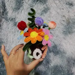 Chậu hoa kẽm nhung mini để bàn 719141