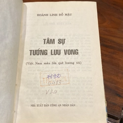 HỒI KÝ HOÀNH LINH ĐỖ MẬU, TÂM SỰ TƯỚNG LƯU VONG, BÌA CỨNG (XB 1998) 502454