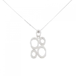 K18WG Dây chuyền kim cương 0.20CT - Hàng hiệu Authentic