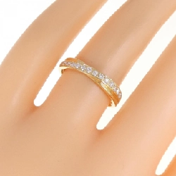 Nhẫn kim cương K18YG 0.20CT 672697