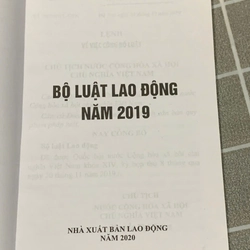 BỘ LUẬT LAO ĐỘNG NĂM 2019 - SÁCH LUẬT VIỆT NAM 545916