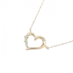K10YG Dây chuyền kim cương hình trái tim - Hàng hiệu Authentic 856312