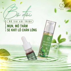 Bộ sản phẩm Sữa rửa mặt và Serum diếp cá IGREEN  8237