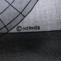HERMES Hermès Permi de Construire H104063T Carré H100 Khăn choàng - Hàng hiệu Chính hãng 884185