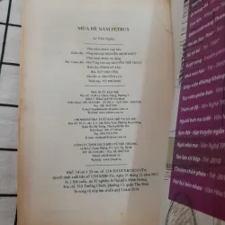 Nhà văn Lê Văn Nghĩa- Mùa hè năm Petrus. Nxb Trẻ 2014 573612