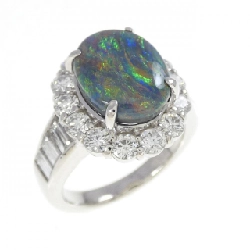 Nhẫn Opal Đen PT900 3.15CT - Hàng hiệu Chính hãng