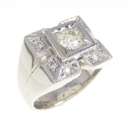 Nhẫn kim cương K18WG 0.562CT - Hàng hiệu Authentic