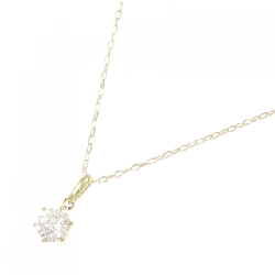 Dây chuyền kim cương K18YG 0.517CT F SI1 Tốt - Hàng hiệu Chính hãng 875452