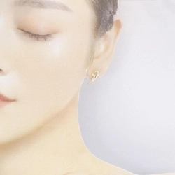 K18YG Bông tai kim cương 0.30CT - Hàng hiệu Chính hãng 872070