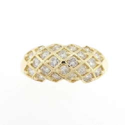 Nhẫn kim cương K18YG 0.73CT 669474