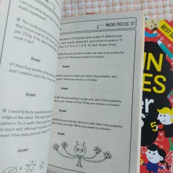 COMBO 2 CUỐN - BRAIN GAMES FOR CLEVER KIDS
& MATHS GAMES FOR CLEVER KIDS 974957