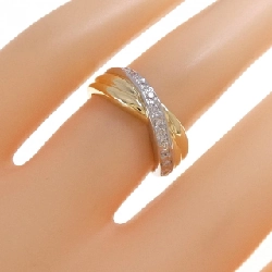 Nhẫn kim cương K18YG/PT900 0.11CT - Hàng hiệu chính hãng 854287