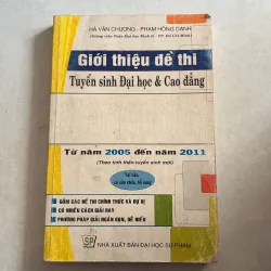 Giới thiệu đề thi tuyển sinh đại học và cao đẳng môn toán - Hà Văn Chương