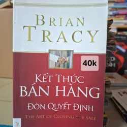 Kết Thúc Bán Hàng - Đòn Quyết Định