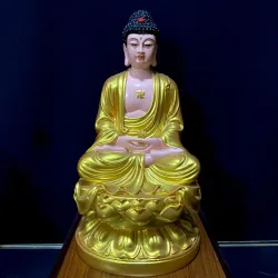 TƯỢNG ĐẠI THẾ CHÍ BỒ TÁT VÀNG 30CM COMPOSITE MỚI 100% 787170