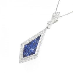 Dây chuyền Sapphire 750WG/K18WG 1.97CT - Hàng hiệu Chính hãng 857910