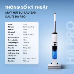 KALITE H8 Pro – Hút Bụi Lau Nhà Tự Động 718209