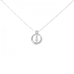 K10WG Đá Topaz Trắng Dây Chuyền - Hàng hiệu Chính hãng