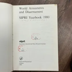 World Armaments and Disarmament: SIPRI Yearbook 1980 957989