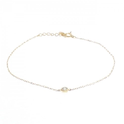 K18YG Vòng tay kim cương 0.080CT - Hàng hiệu Chính hãng 872563