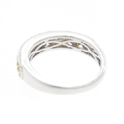 Nhẫn kim cương hoa K18WG/K18YG 0.27CT 669490