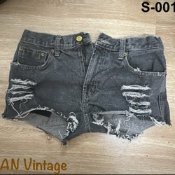 Quần short jean-001. Size M. Màu đen. Mới 99%