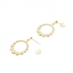 K18YG Bông tai - Hàng hiệu Authentic 870406