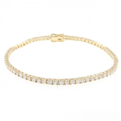 K18YG Vòng tay kim cương 4.27CT - Hàng hiệu Chính hãng 871179