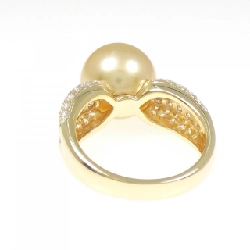 Nhẫn ngọc trai trắng K18YG 11.6mm - Hàng hiệu Authentic 854260