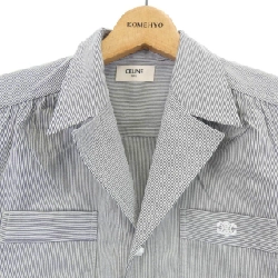 Áo sơ mi ngắn tay CELINE mở cổ - Hàng hiệu Authentic 824093