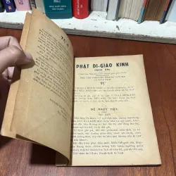 [Sách Xưa] - II Sách Phật Giáo: Phật Di Giáo Kinh - PL. 2516•1953 762081