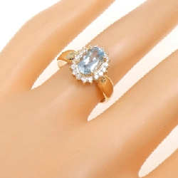 Nhẫn Aquamarine K18YG - Hàng hiệu Chính hãng 850774