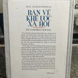Bàn về khế ước xã hội Jean Jacques Roussea bìa cứng 740451