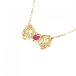 K18YG Ruy băng Ruby Dây chuyền - Hàng hiệu Chính hãng 860639