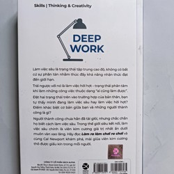 Deep work - Làm ra làm chơi ra chơi - Cal Newport (mới 99%) 150219