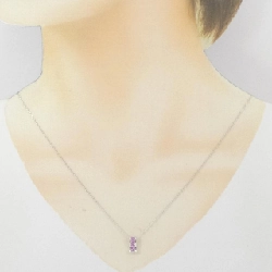 K18WG Sapphire Necklace 0.35CT - Hàng hiệu Authentic 857863
