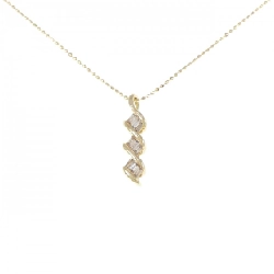 K18YG Dây chuyền kim cương 0.12CT - Hàng hiệu Authentic