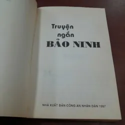 TRUYỆN NGẮN BẢO NINH 762766