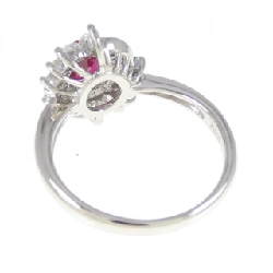 Nhẫn ruby PT900 0.66CT 670552