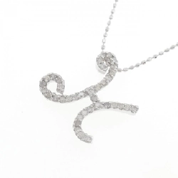 Dây chuyền kim cương chữ H K18WG/750WG 0.25CT - Hàng hiệu Authentic 859020