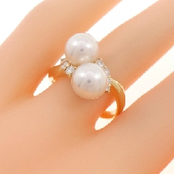 Nhẫn ngọc trai Akoya K18YG - Hàng hiệu Authentic 847480