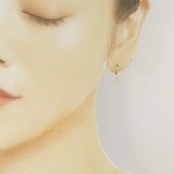 K18YG Bông tai kim cương 0.30CT - Hàng hiệu Chính hãng 875225