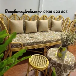 Băng ghế sofa mây cánh hoa 716344
