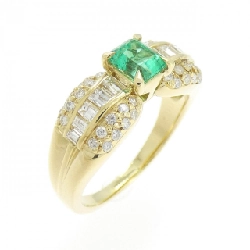 Nhẫn Emerald K18YG 0.45CT - Hàng hiệu Chính hãng