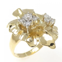 Nhẫn kim cương K18YG/PT900 0.40CT