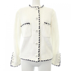 Jacket không cổ CHANEL P70028V60820 21C