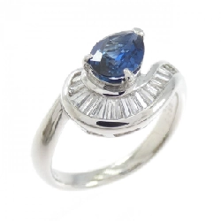 Nhẫn Sapphire PT900 0.80CT - Hàng hiệu Chính hãng